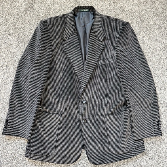 Scandia Woods Other - Men’s Black 46 Corduroy Jacket Sports 2 Button Scandia Woods 100% Cotton Casual